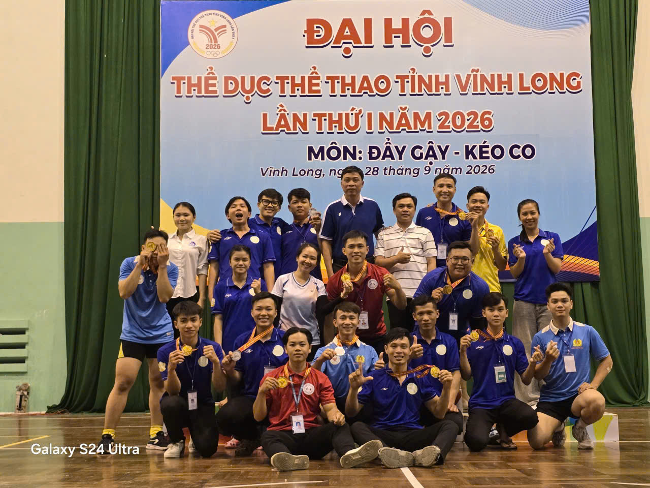 Đoàn vận động viên xã Đại Điền đạt thành tích cao môn đẩy gậy tại Đại hội Thể dục thể thao lần thứ I năm 2026