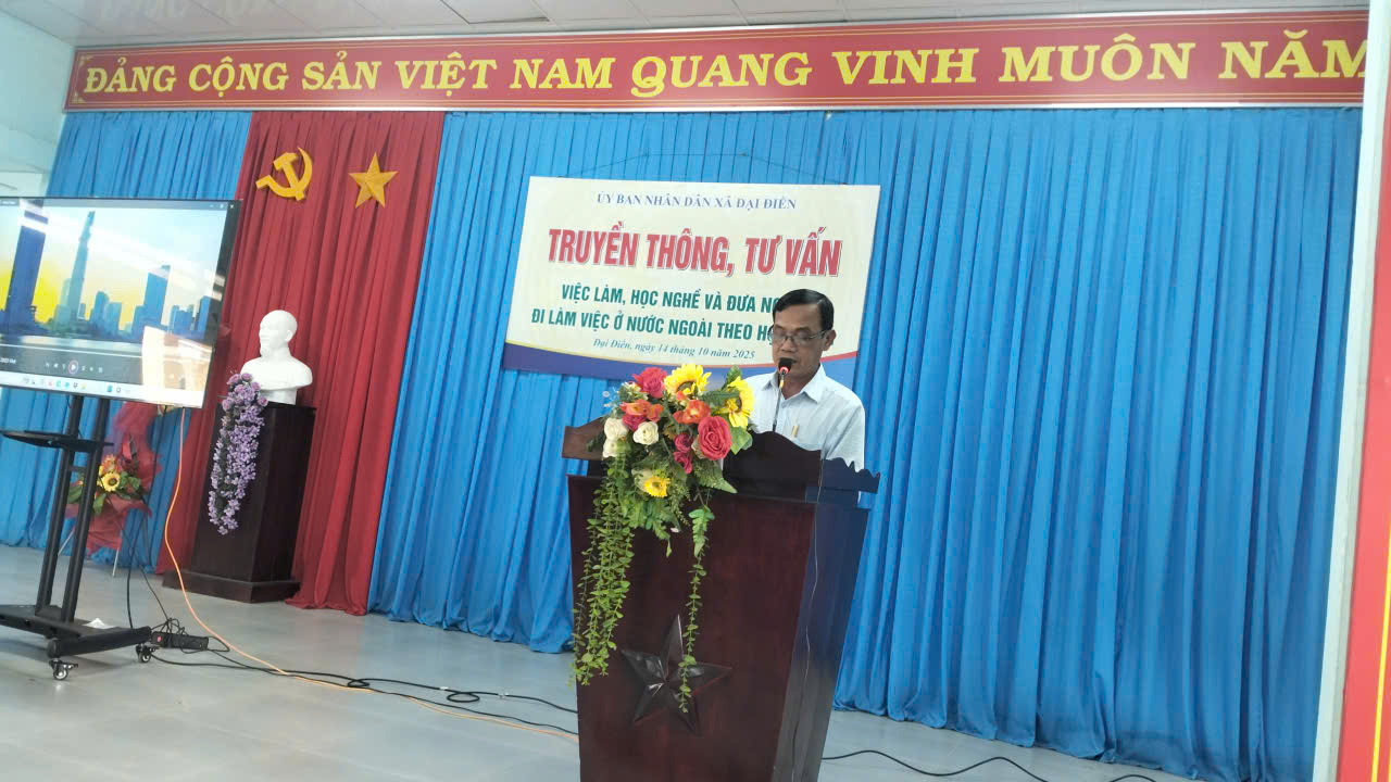 Đại Điền tổ chức Truyền thông tư vấn giới thiệu việc làm, học nghề và đưa lao động làm việc ở nước ngoài